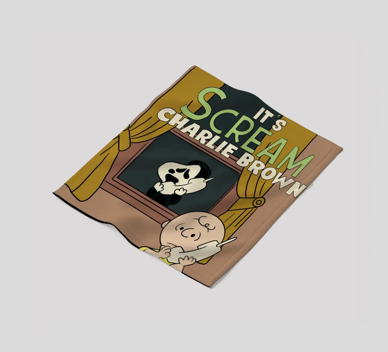 Scream x Charlie Brown coperta in pile da lucasmeier