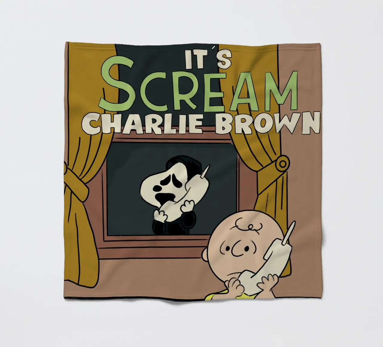 Scream x Charlie Brown coperta in pile da lucasmeier