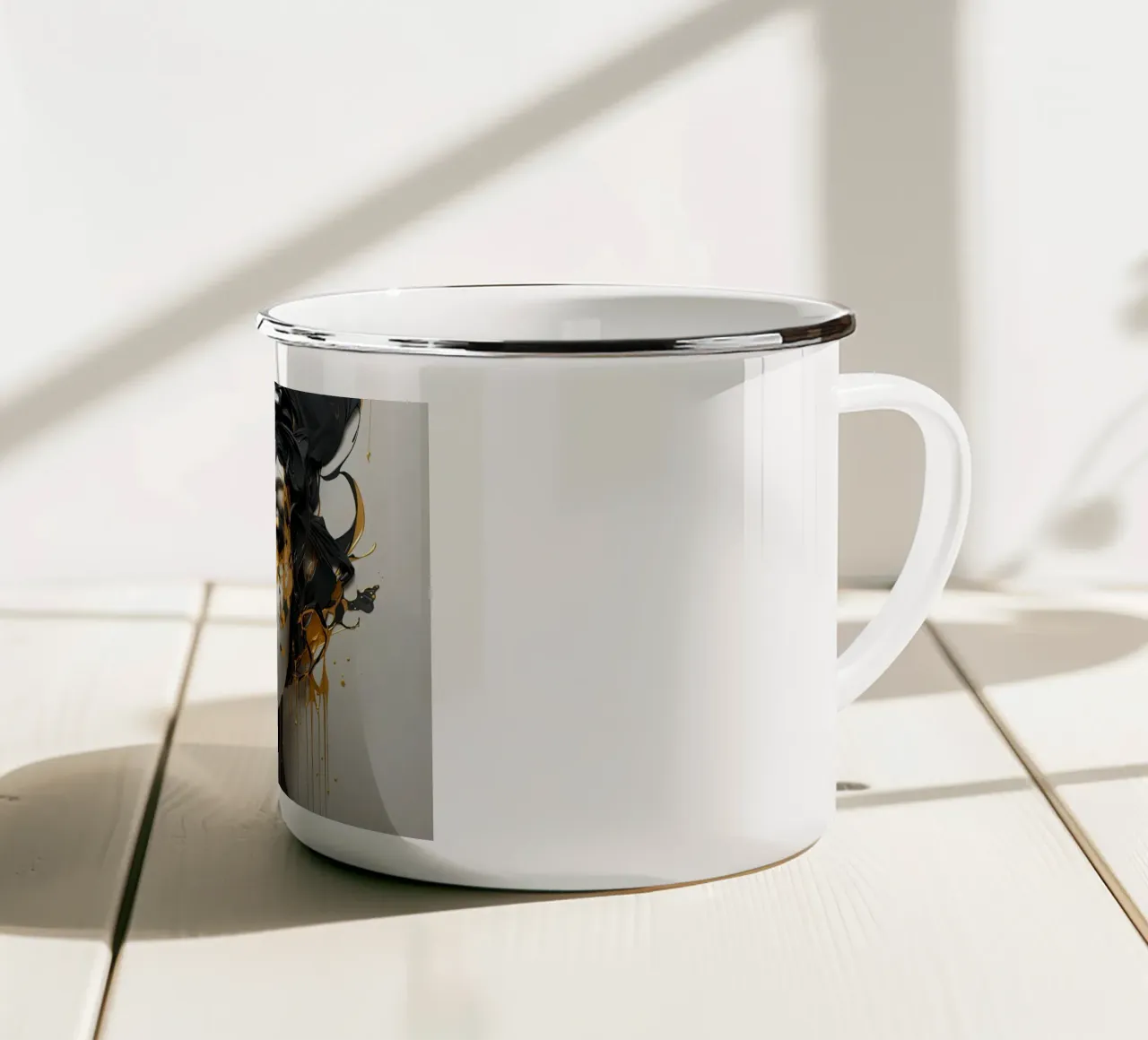 Arte da parete di Imagine tazza in smalto da Imagine