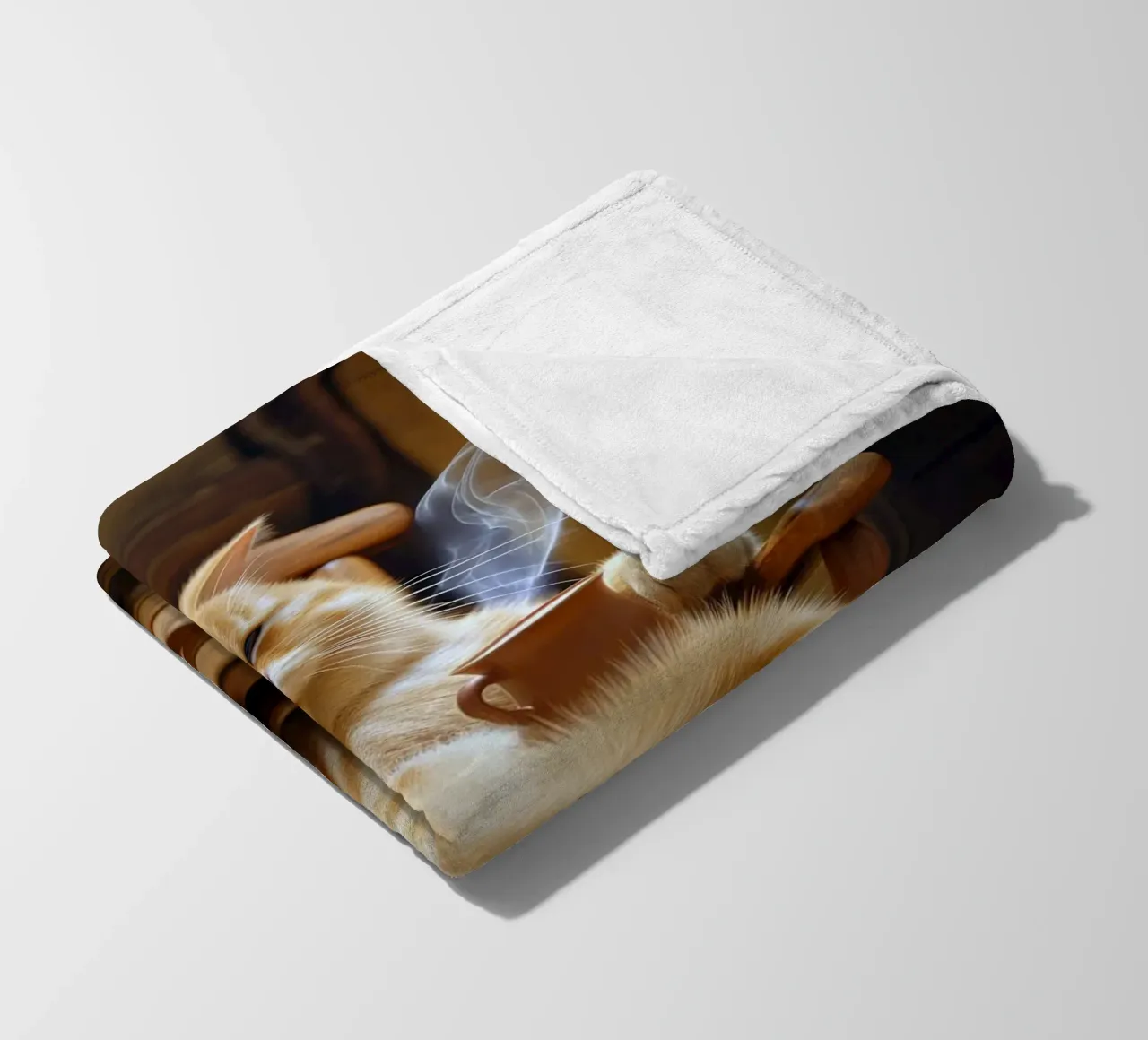 Gatto freddo coperta in pile da Fleur de Lys