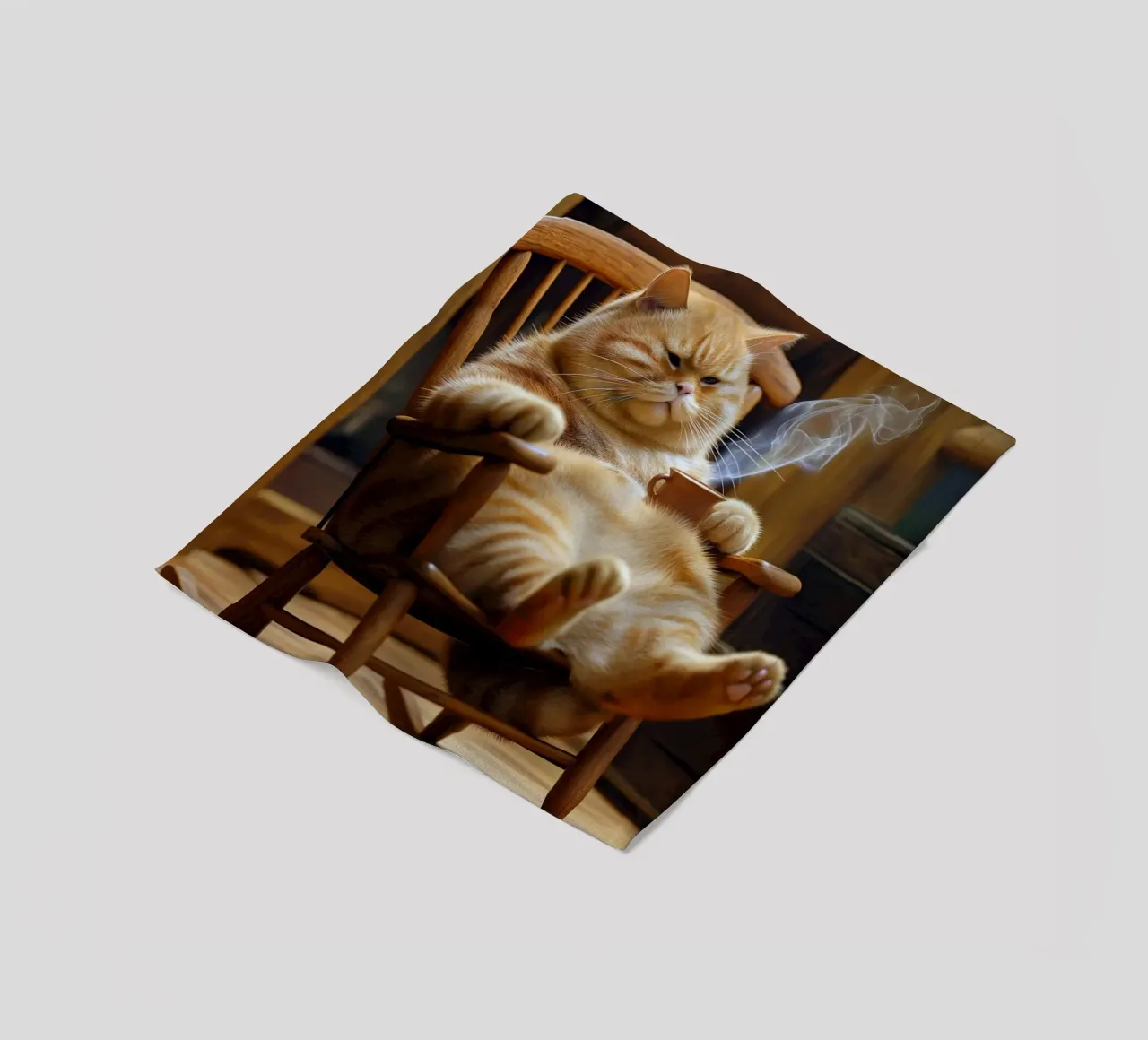 Gatto freddo coperta in pile da Fleur de Lys