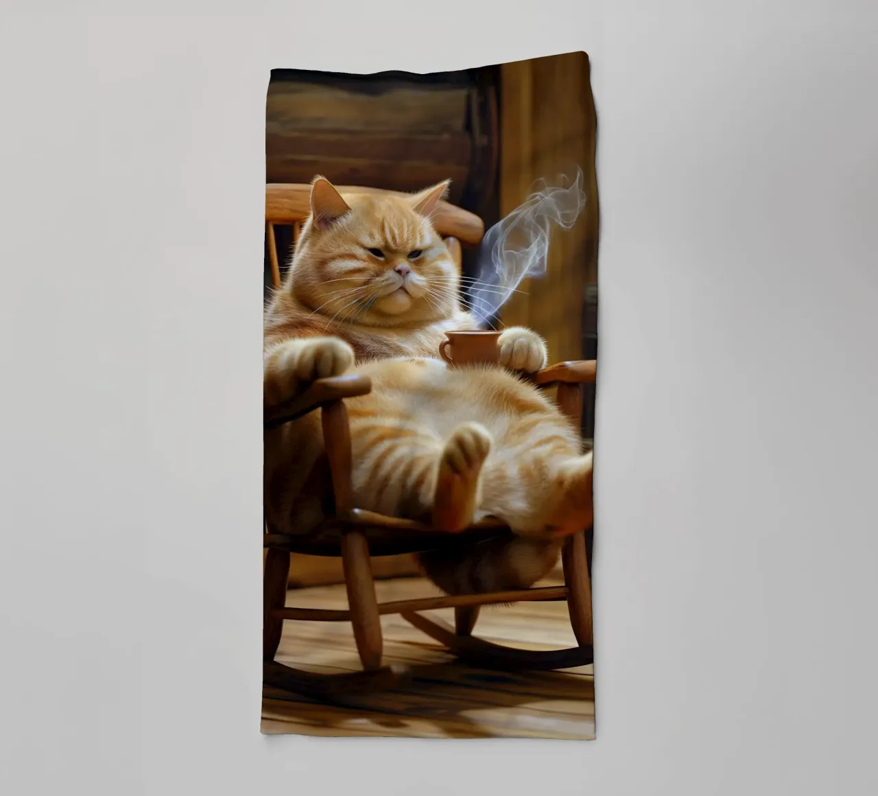 Gatto freddo asciugamano da bagno da Fleur de Lys