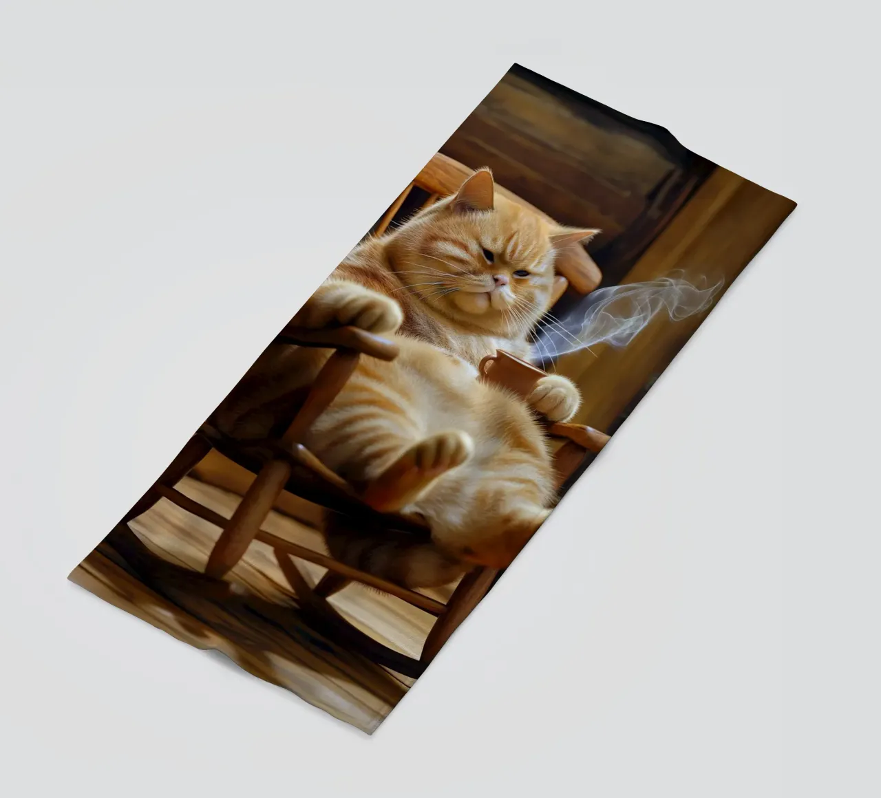 Gatto freddo telo mare da Fleur de Lys