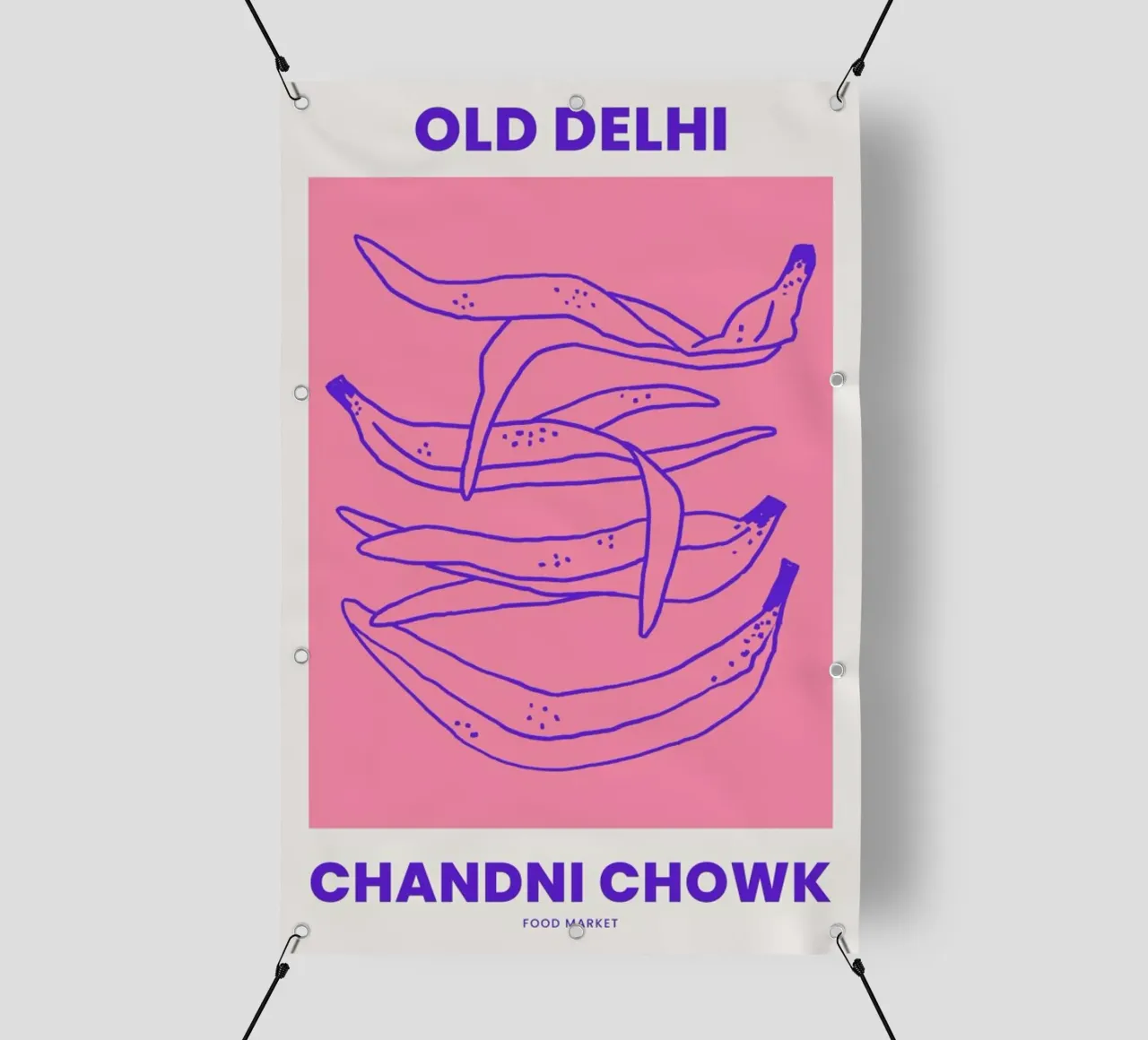 Old Delhi telo in pvc da Pure