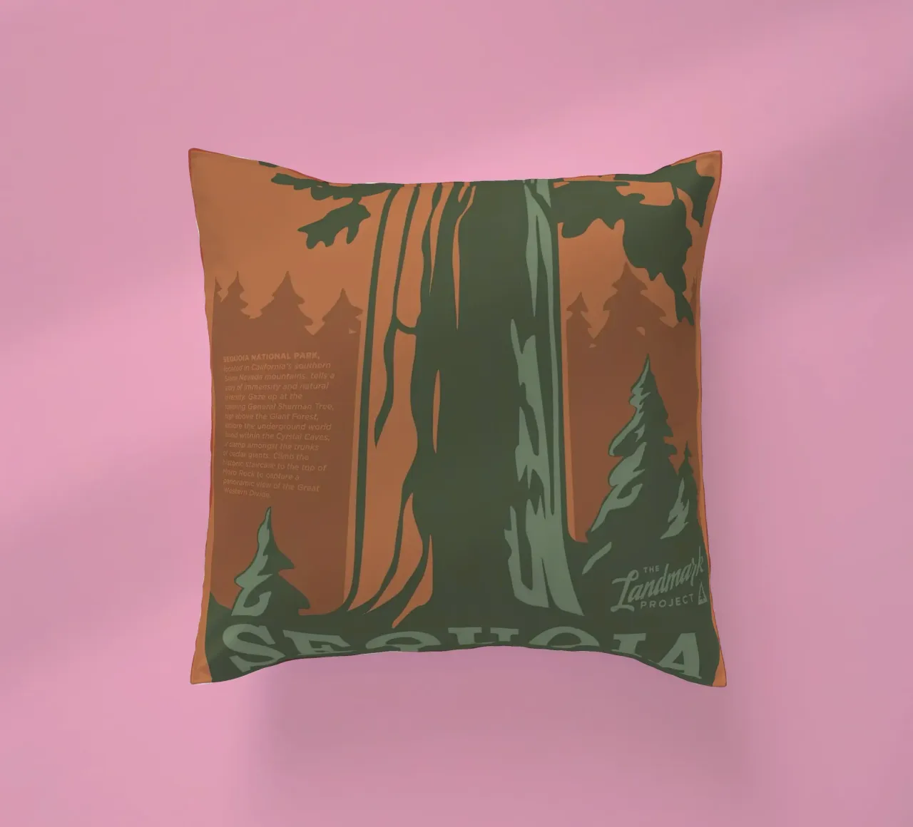 Parco nazionale di Sequoia cuscino da williamsshop