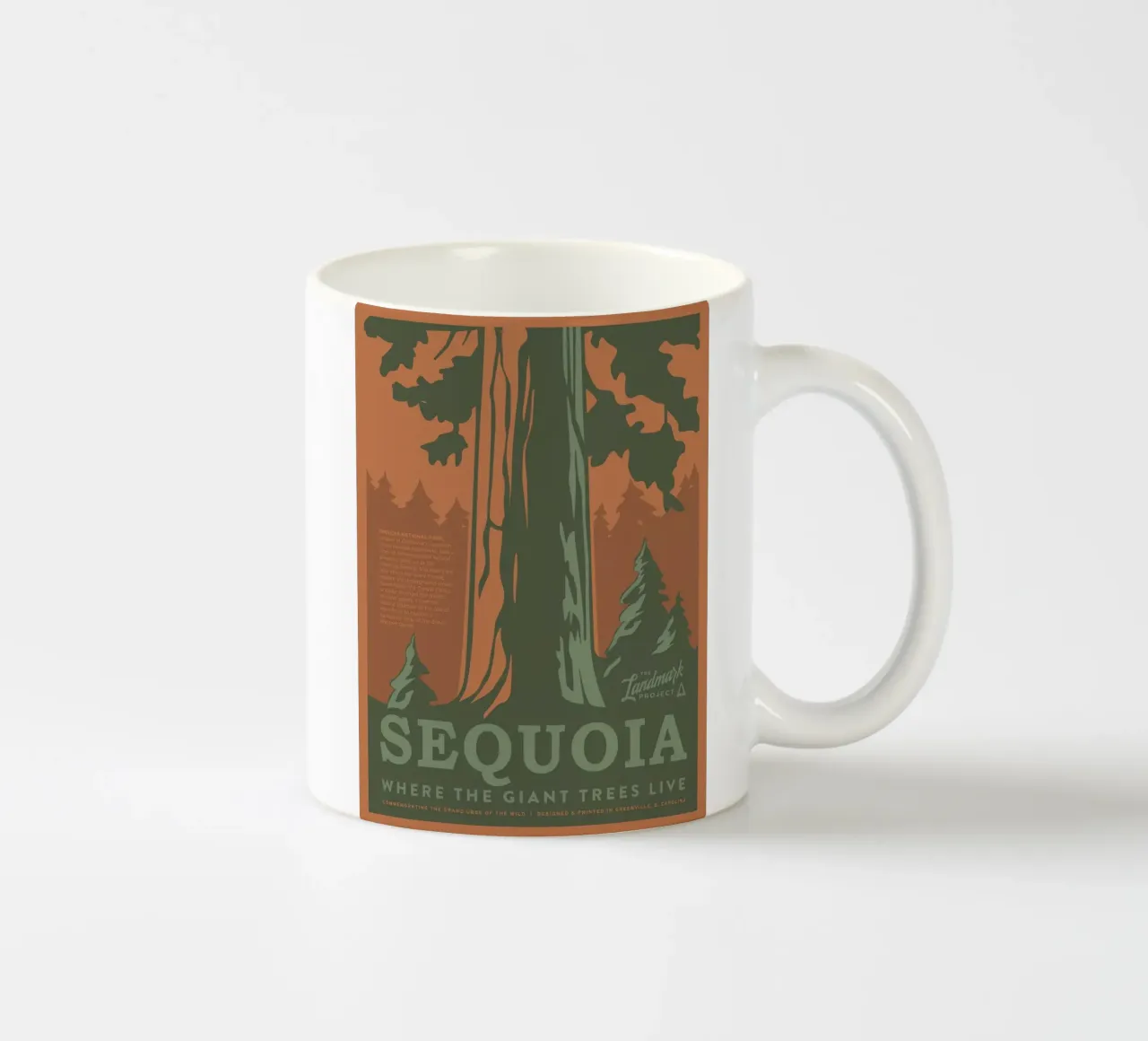 Parco nazionale di Sequoia tazza in ceramica da williamsshop
