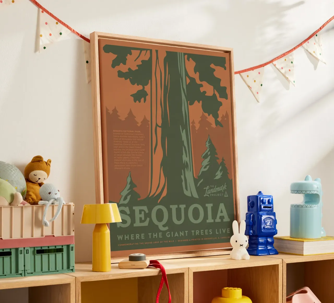 Parco nazionale di Sequoia tela con Cornice a cassetta da williamsshop