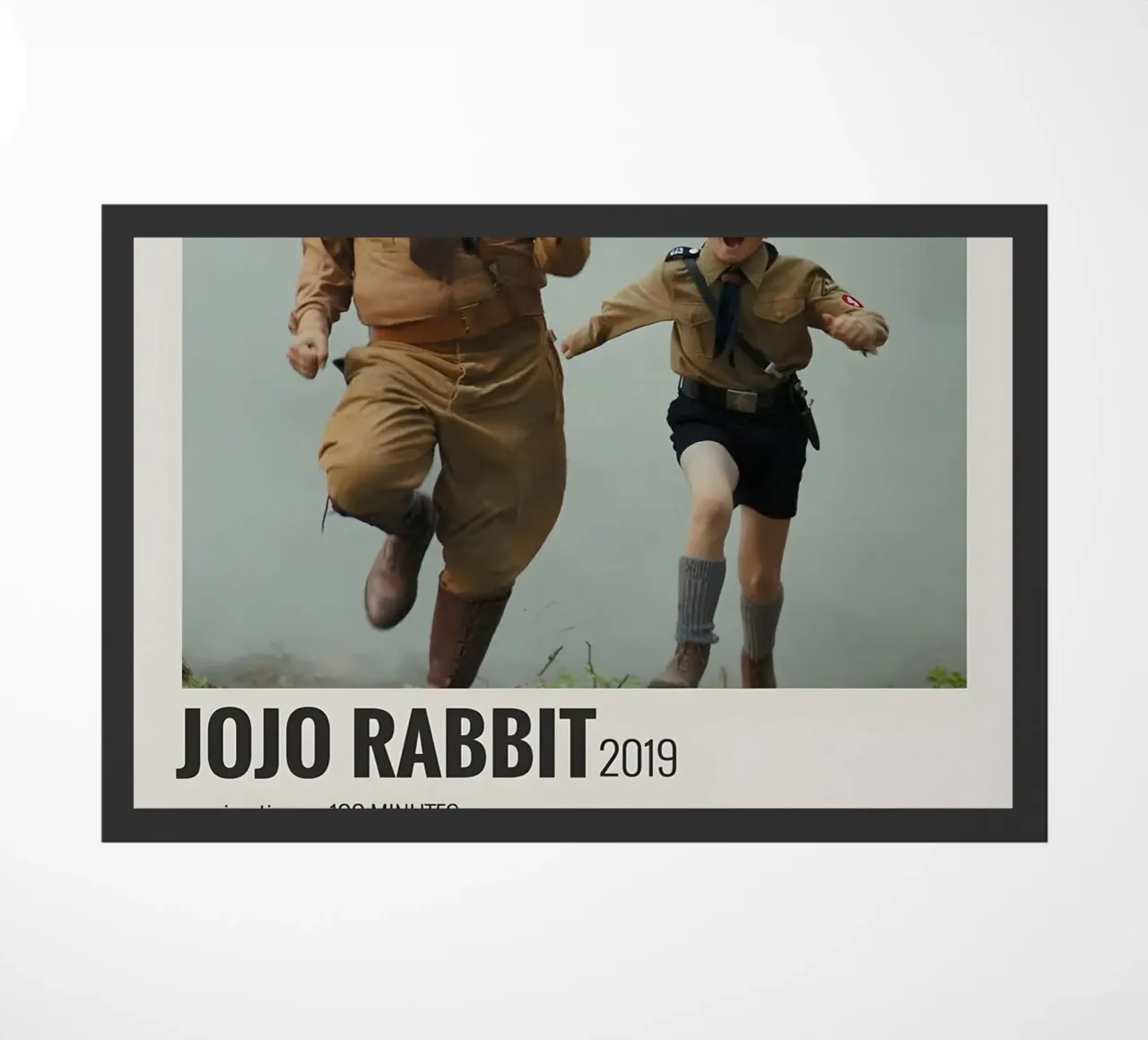 JOJO RABBIT 2019 zerbino da MVFminimalist