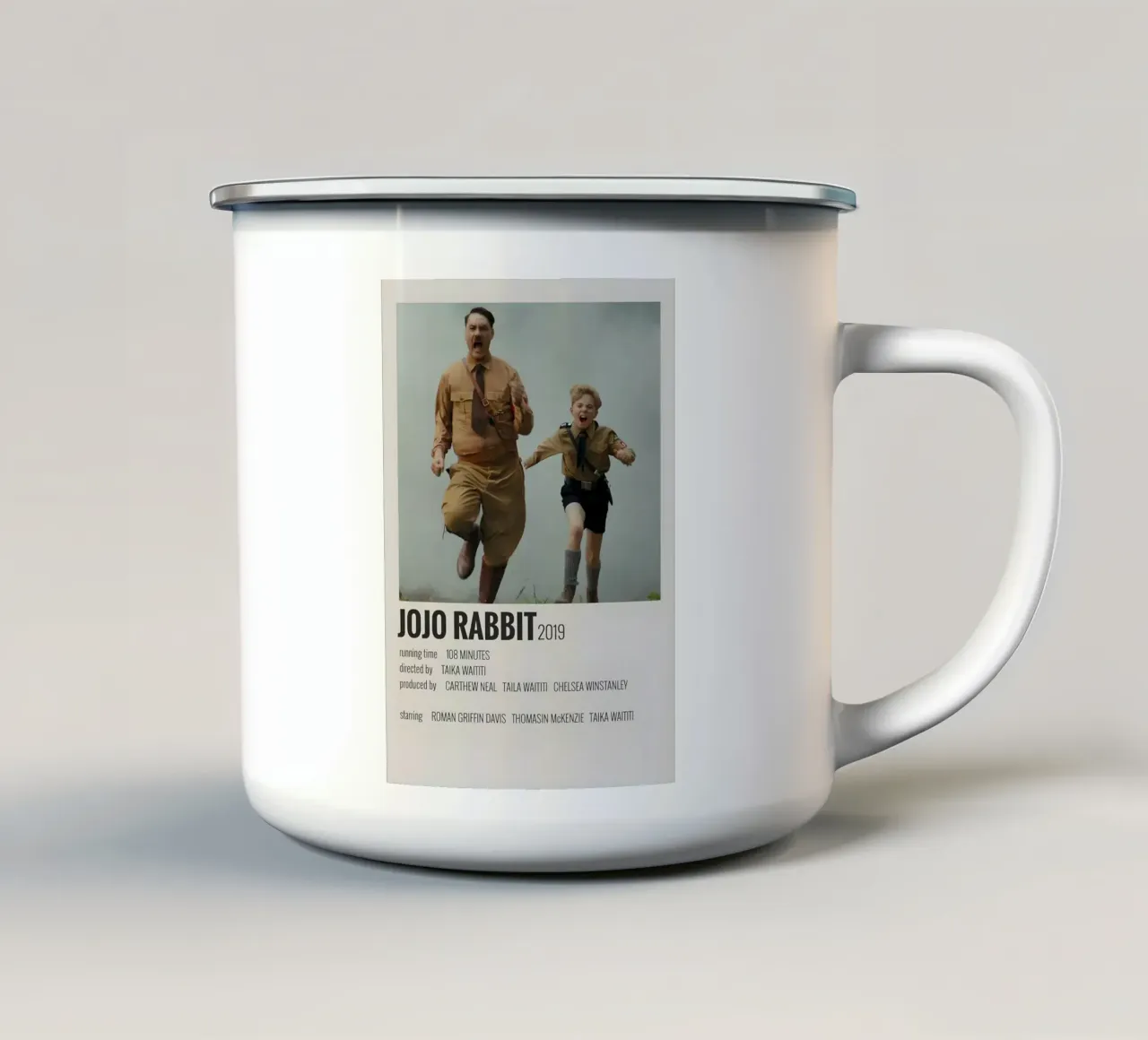 JOJO RABBIT 2019 tazza in smalto da MVFminimalist