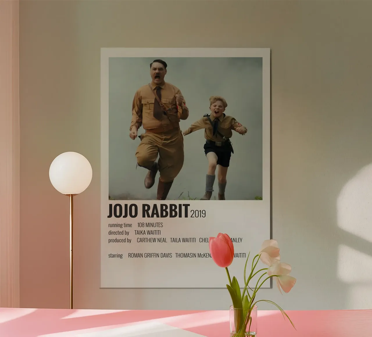 JOJO RABBIT 2019 alluminio dibond da MVFminimalist