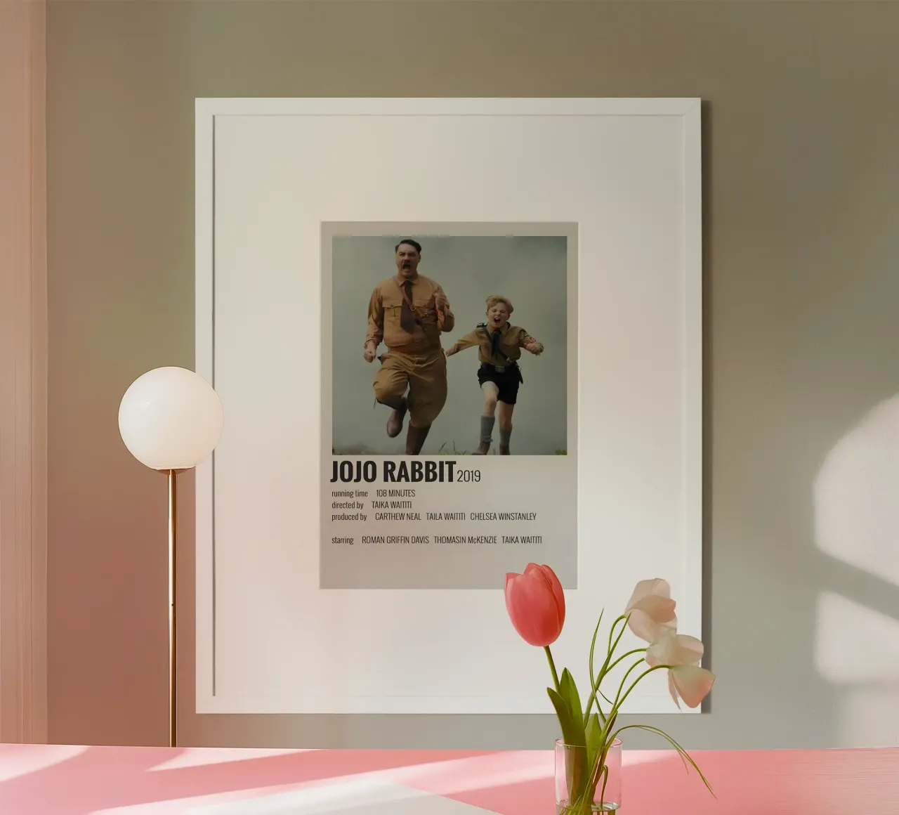 JOJO RABBIT 2019 carta hahnemühle da MVFminimalist