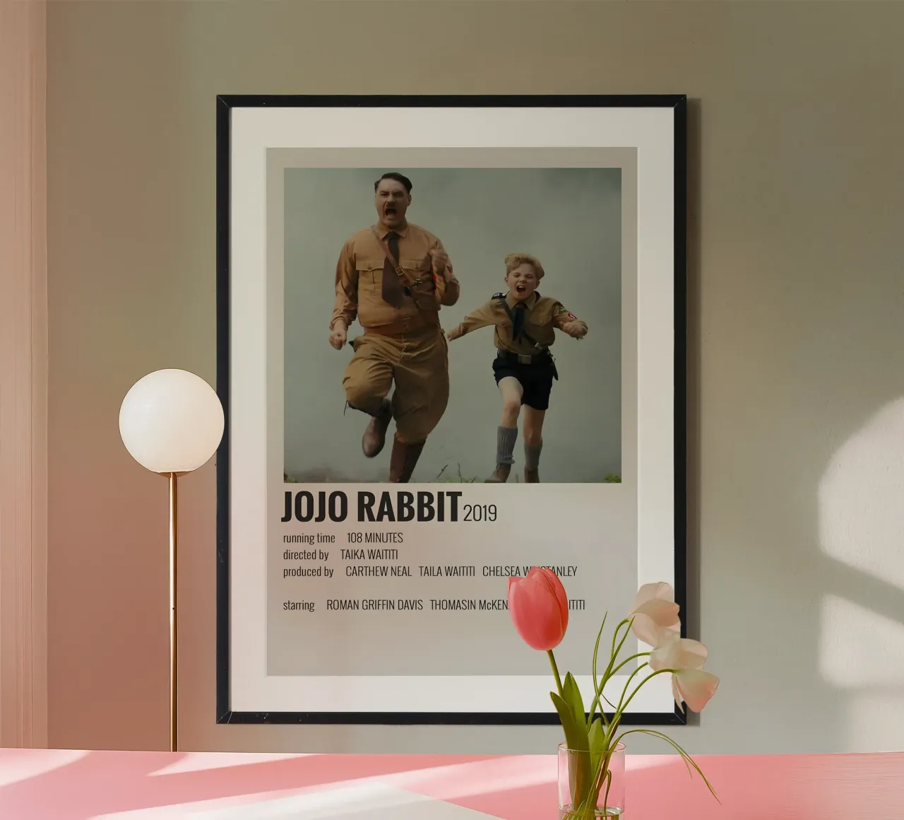 JOJO RABBIT 2019 carta hahnemühle da MVFminimalist