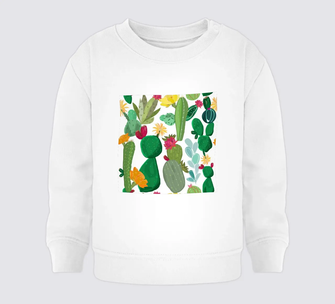 Motivo cactus e succulente felpa neonato da gulsengunel