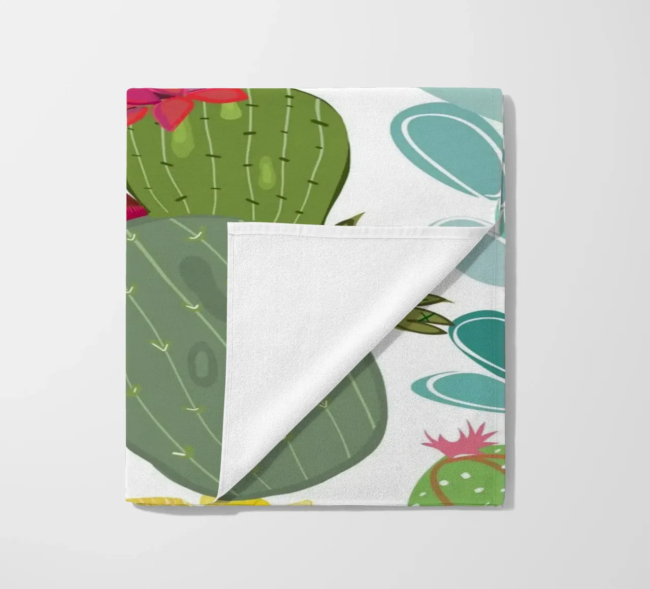 Motivo cactus e succulente telo mare da gulsengunel