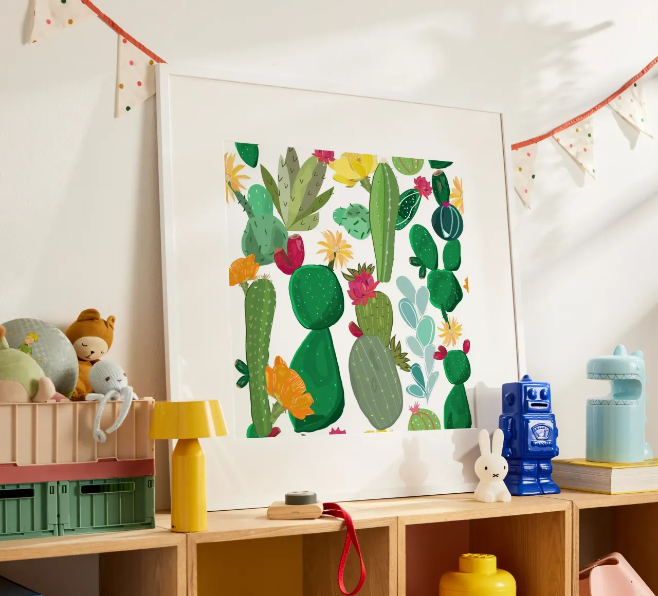 Cactus and succulent pattern hahnemühle by gulsengunel