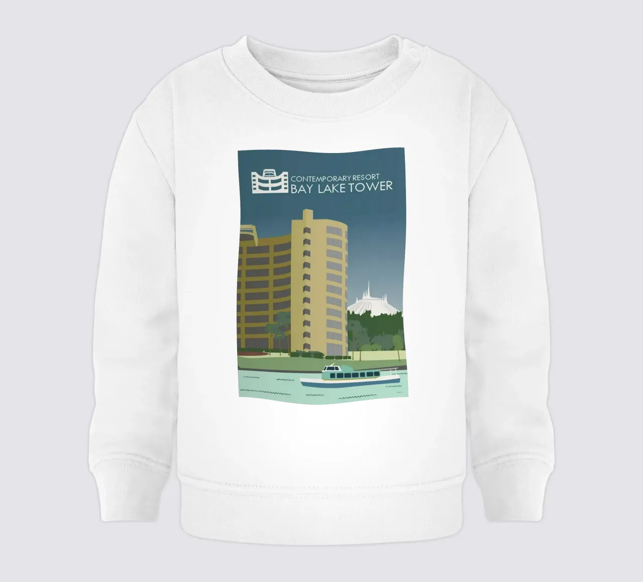 Welt Bay Lake Tower Baby Sweatshirt von williamsshop