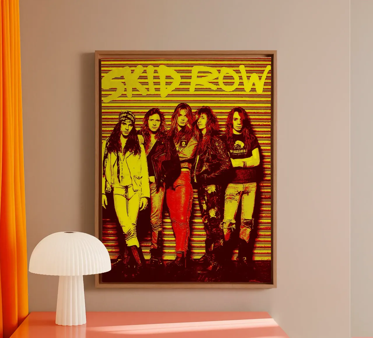 skid row band art canvas by vanhesling
