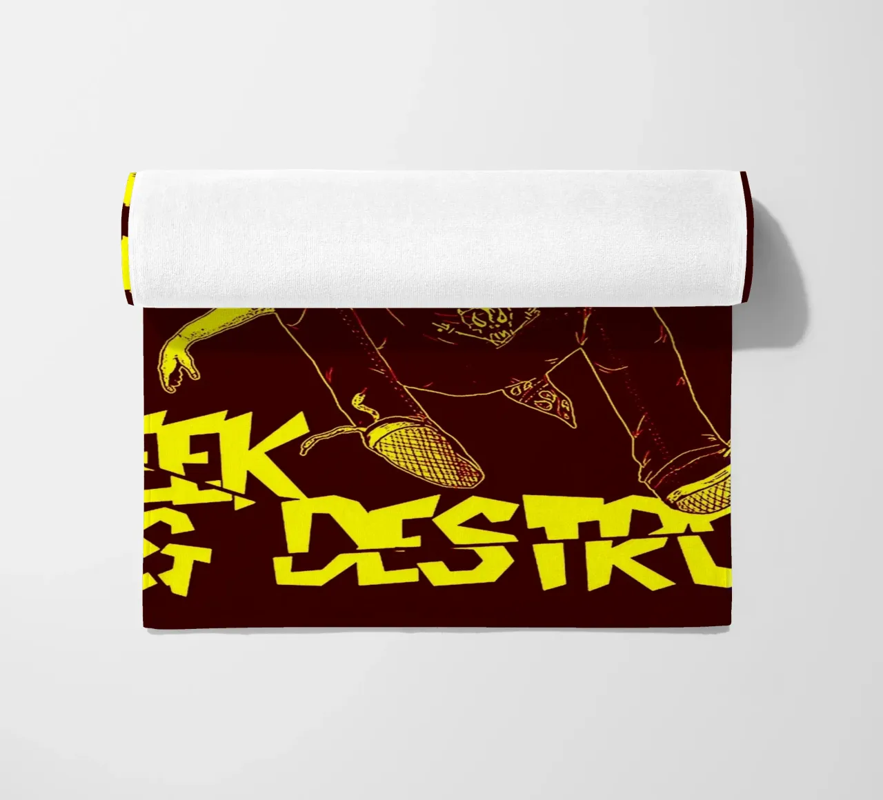 Seek & Destroy beach towel by vanhesling