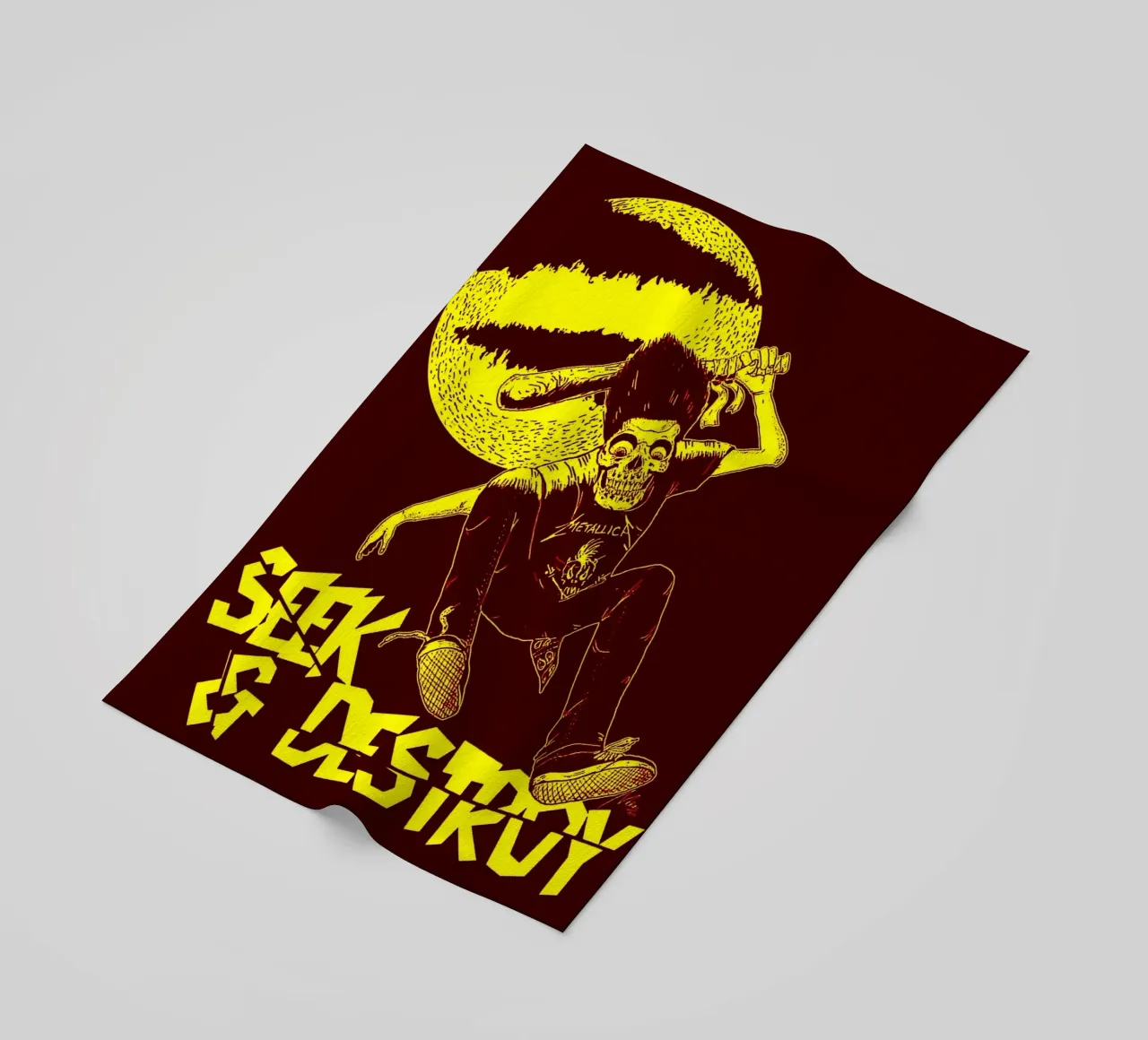 Seek & Destroy beach towel by vanhesling