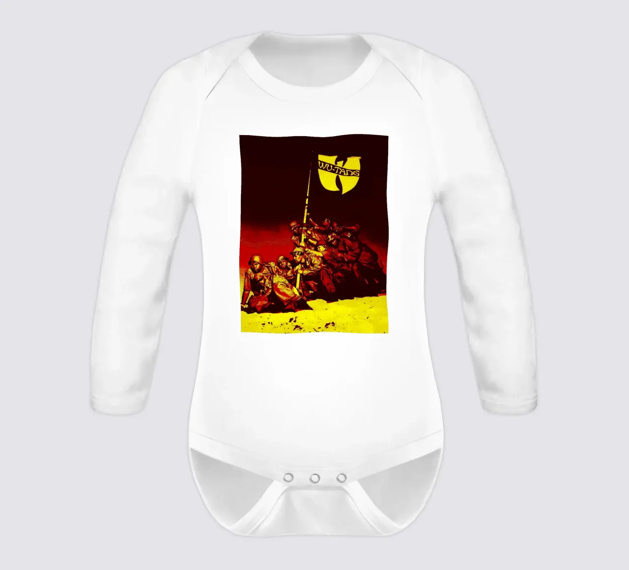 Art du groupe Wu-Tang Clan body manches longues de vanhesling