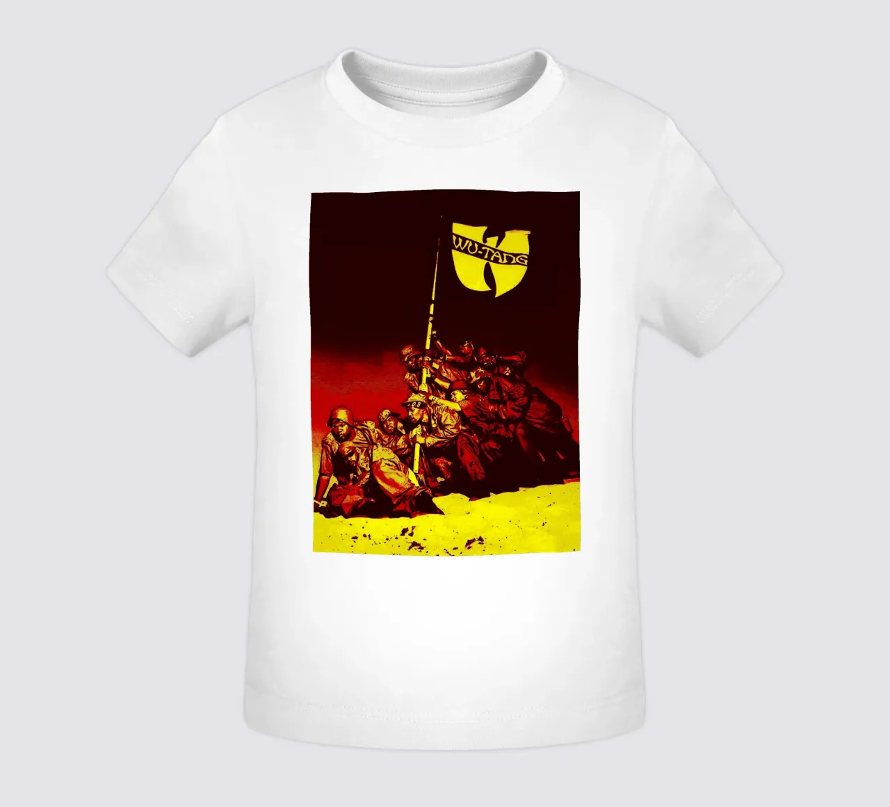 Art du groupe Wu-Tang Clan t-shirt pour bébé de vanhesling