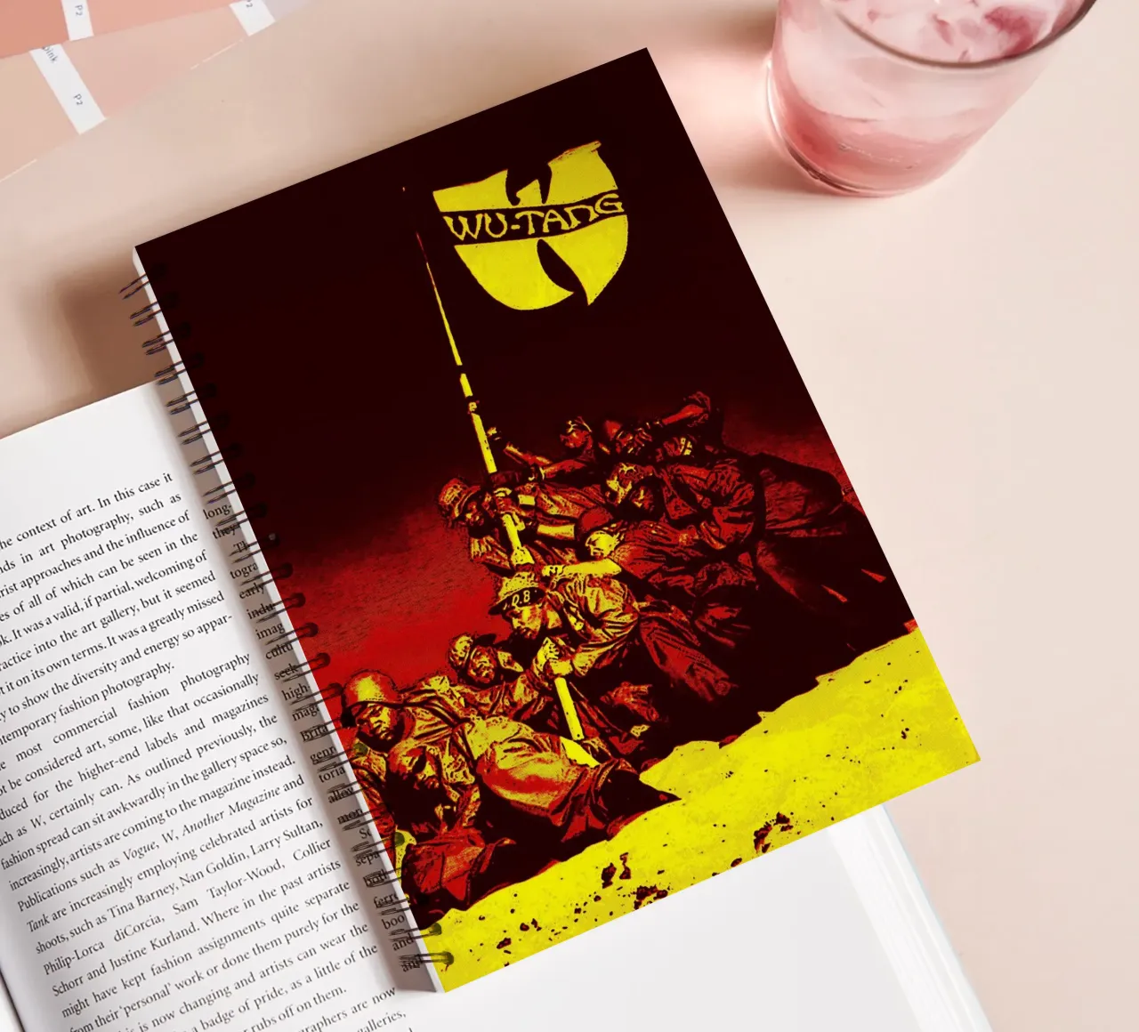 Art du groupe Wu-Tang Clan carnet à spirale de vanhesling
