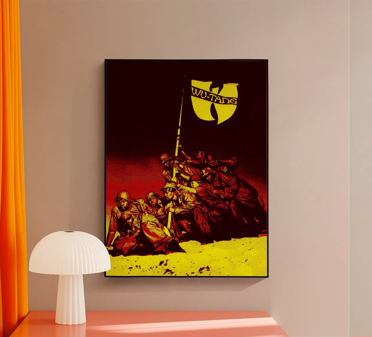 Art du groupe Wu-Tang Clan plexiglas de vanhesling
