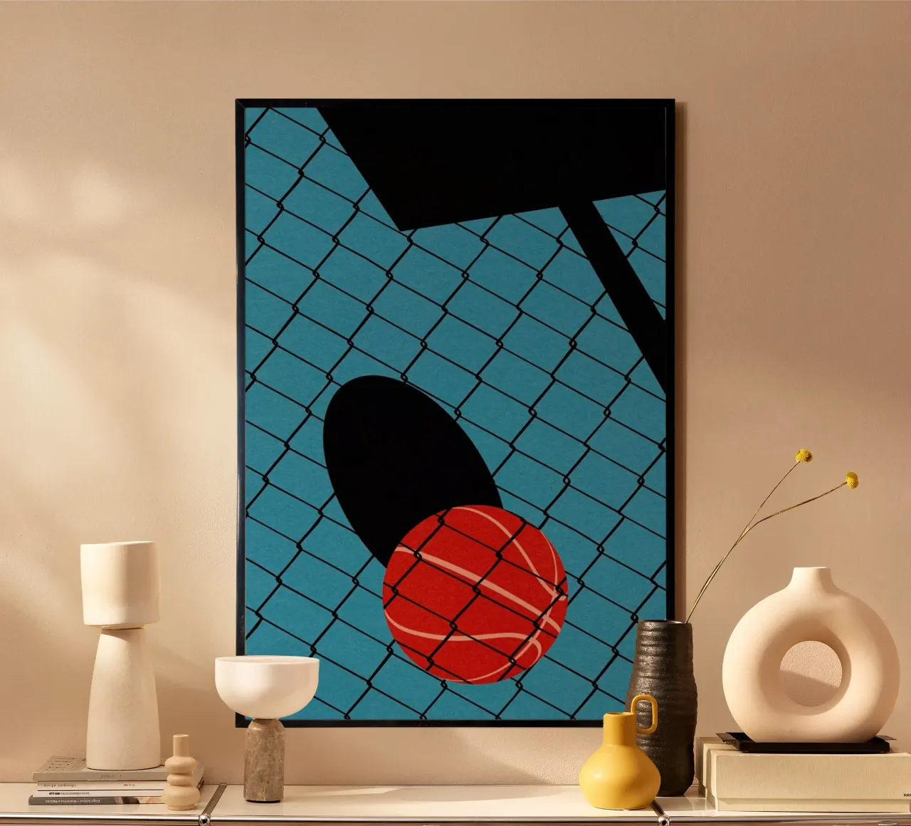 Backyard Basketball Court1 carta hahnemühle da Rosi Feist