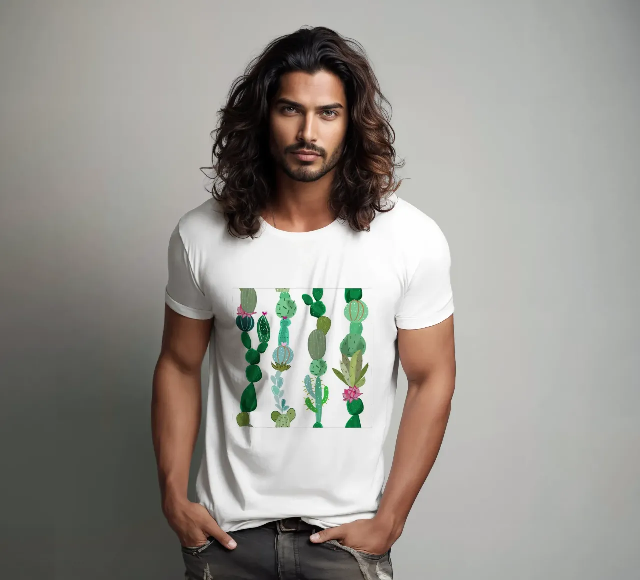 Cactus e succulente t-shirt da gulsengunel