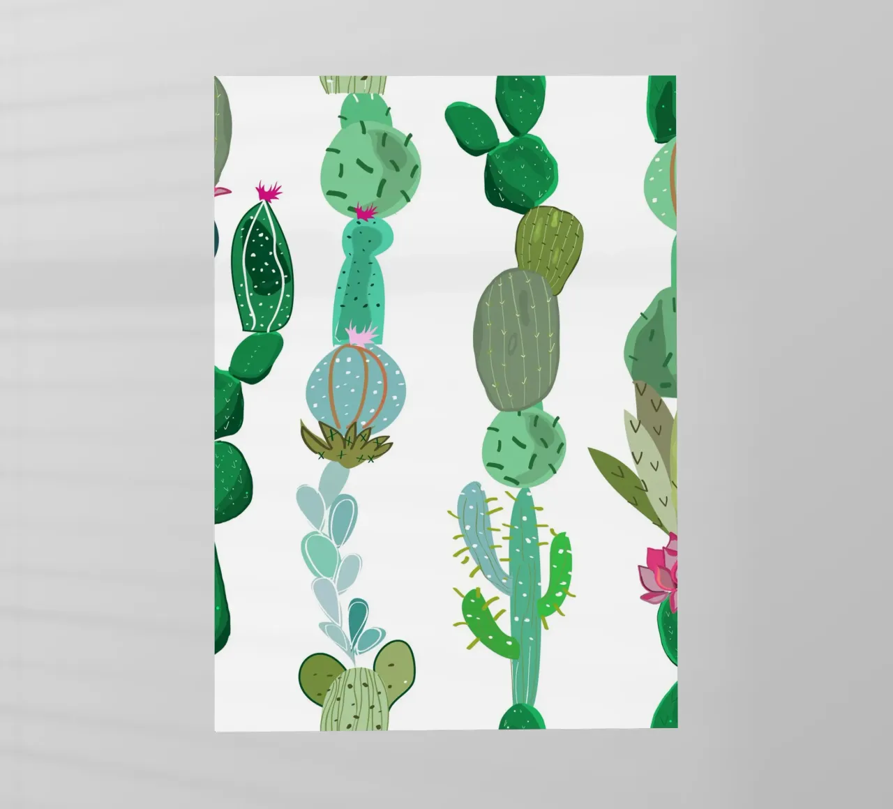 Cactus e succulente pellicola backlit da gulsengunel