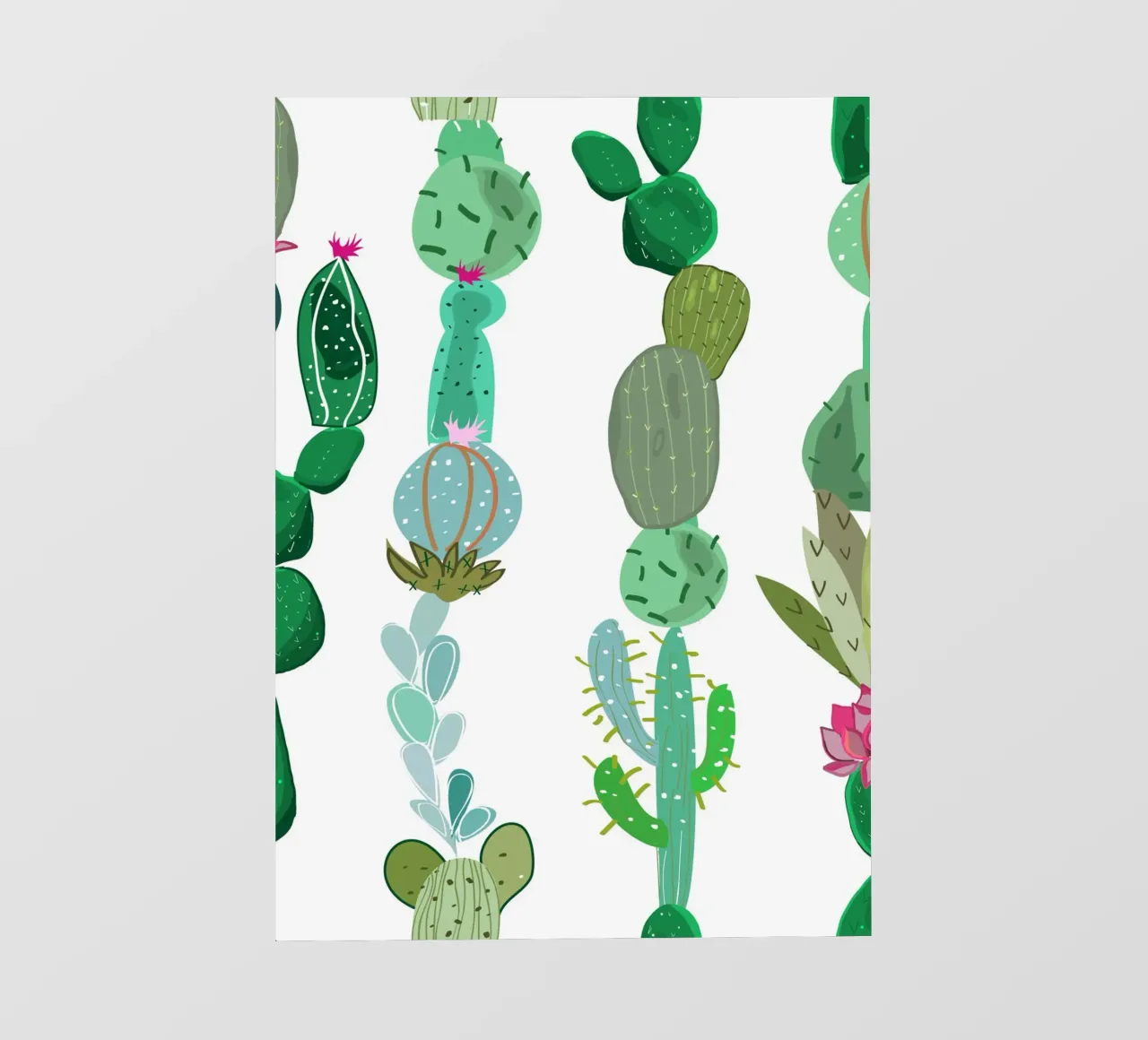 Cactus e succulente pellicola backlit da gulsengunel