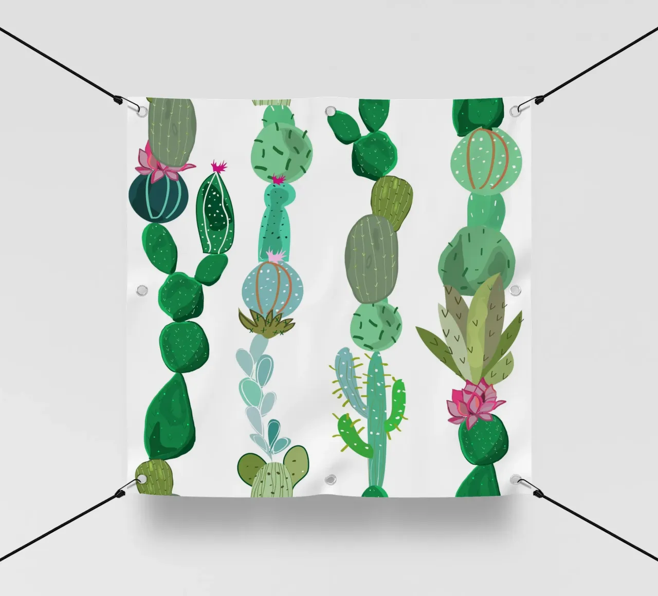 Cactus e succulente telo in pvc da gulsengunel