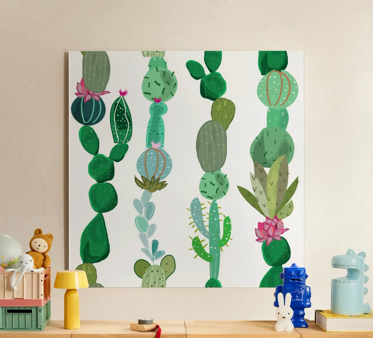 Cactus e succulente plexiglass da gulsengunel