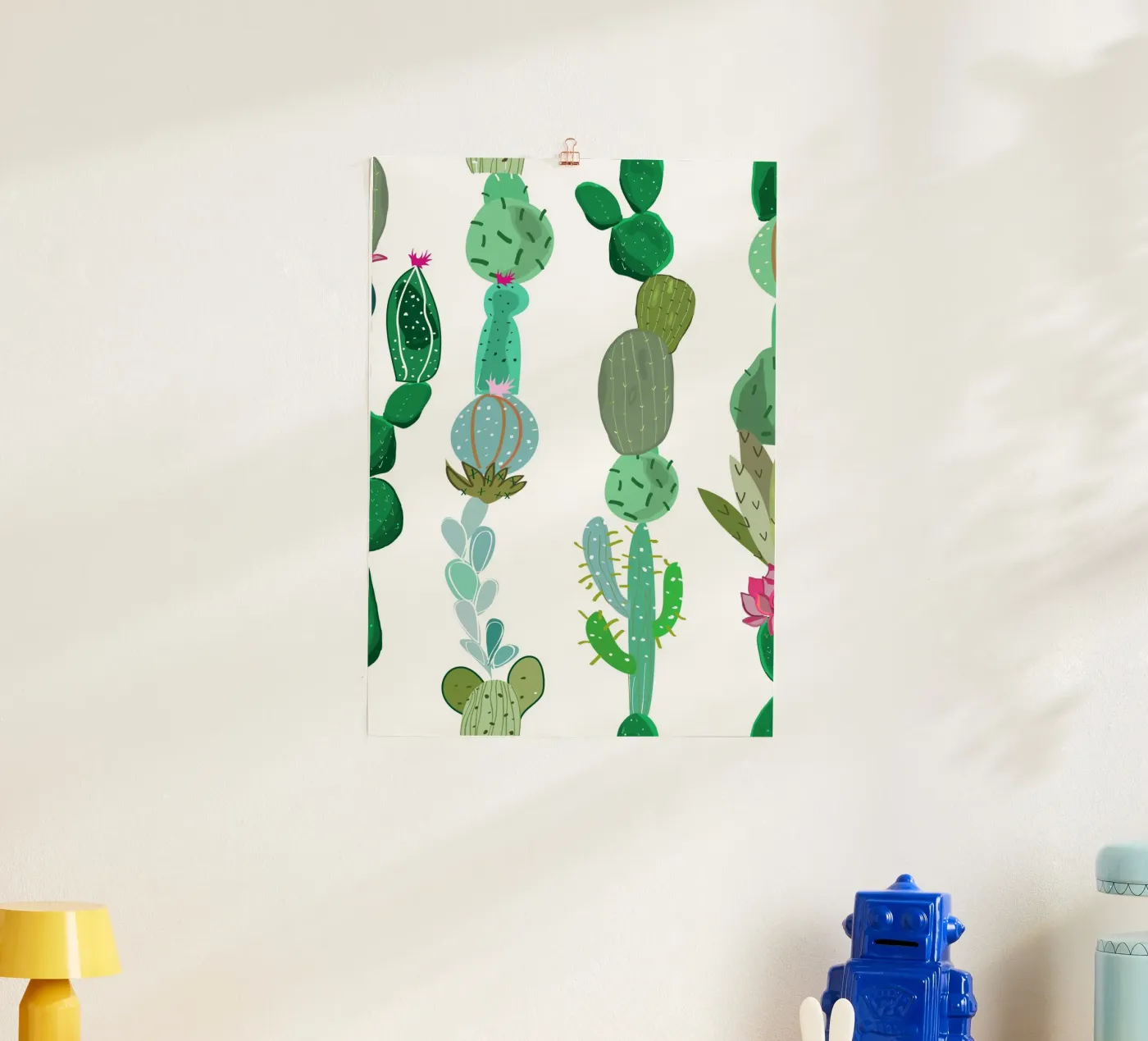 Cactus and succulent poster de gulsengunel