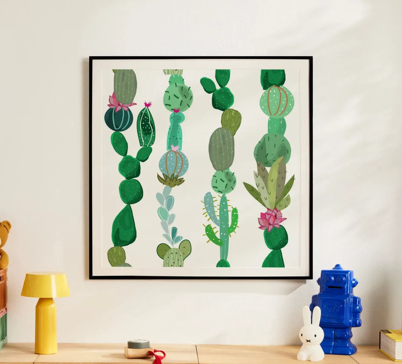 Cactus e succulente carta hahnemühle da gulsengunel