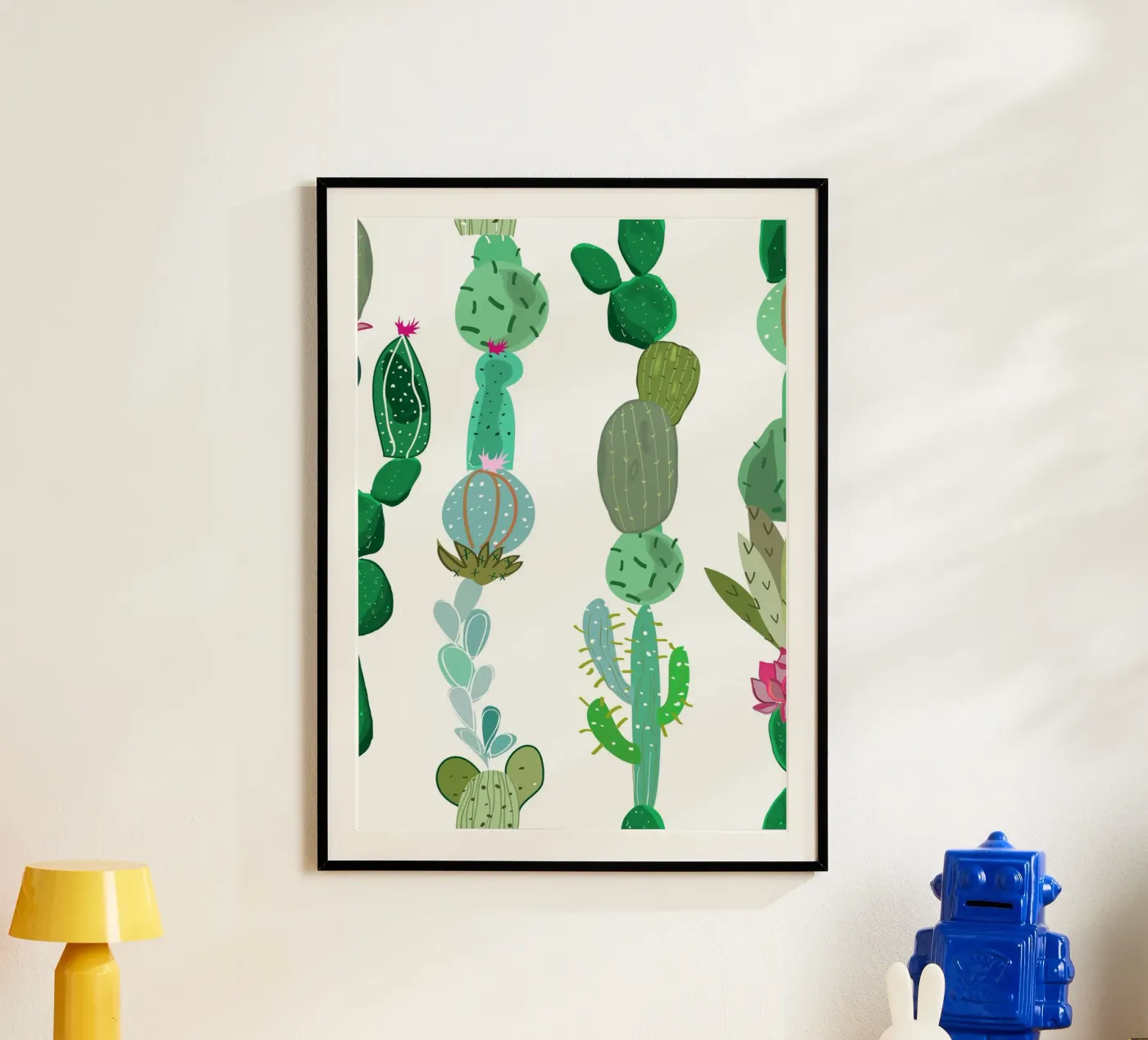 Cactus and succulent poster de gulsengunel