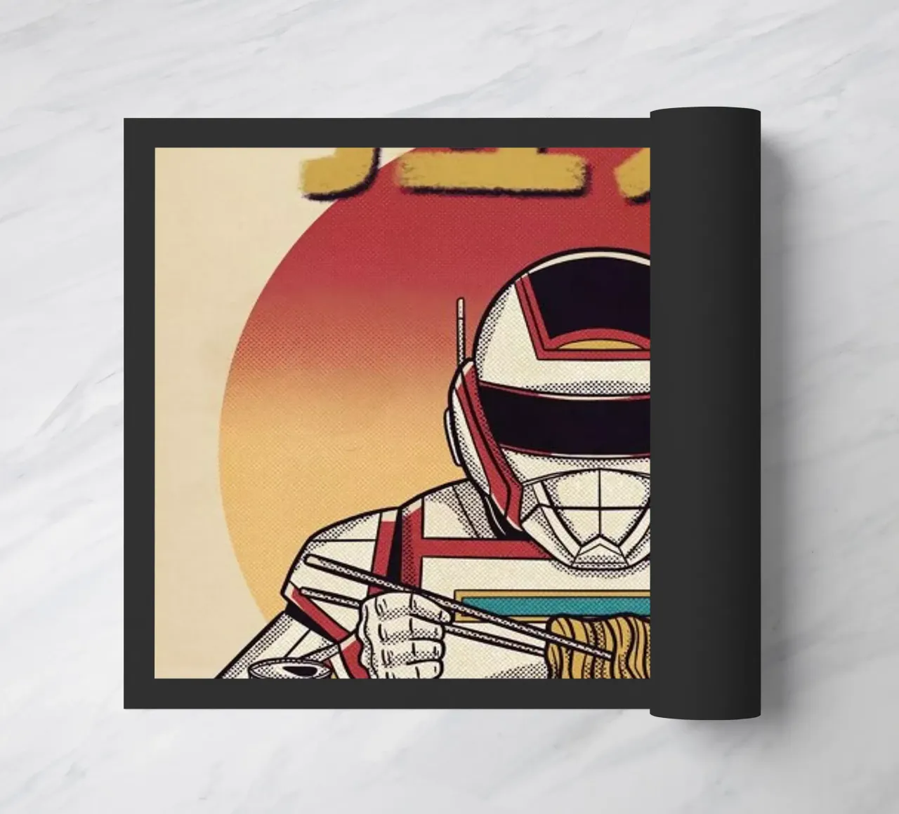 Juspion Eating Ramen zerbino da Rafa Gomes