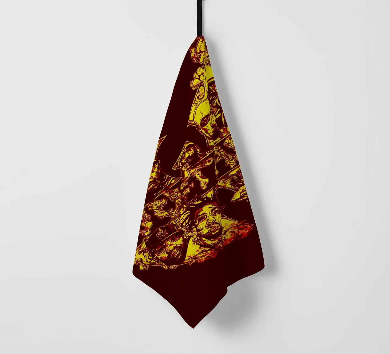 wutang band art tea towel by vanhesling