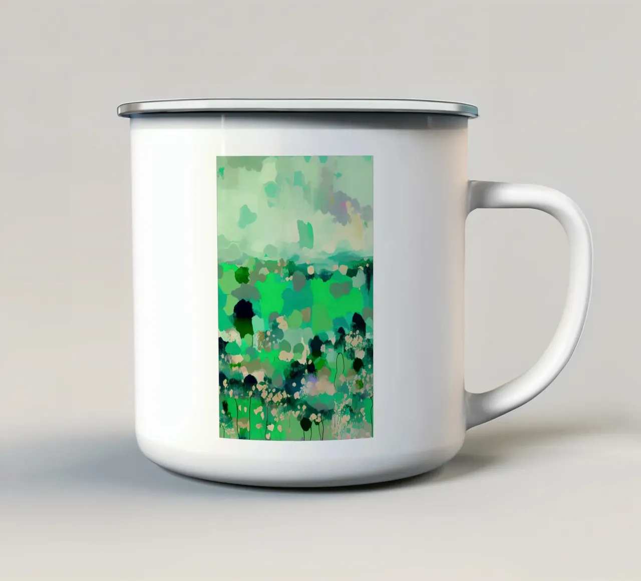 Arte da parete di Imagine tazza in smalto da Imagine