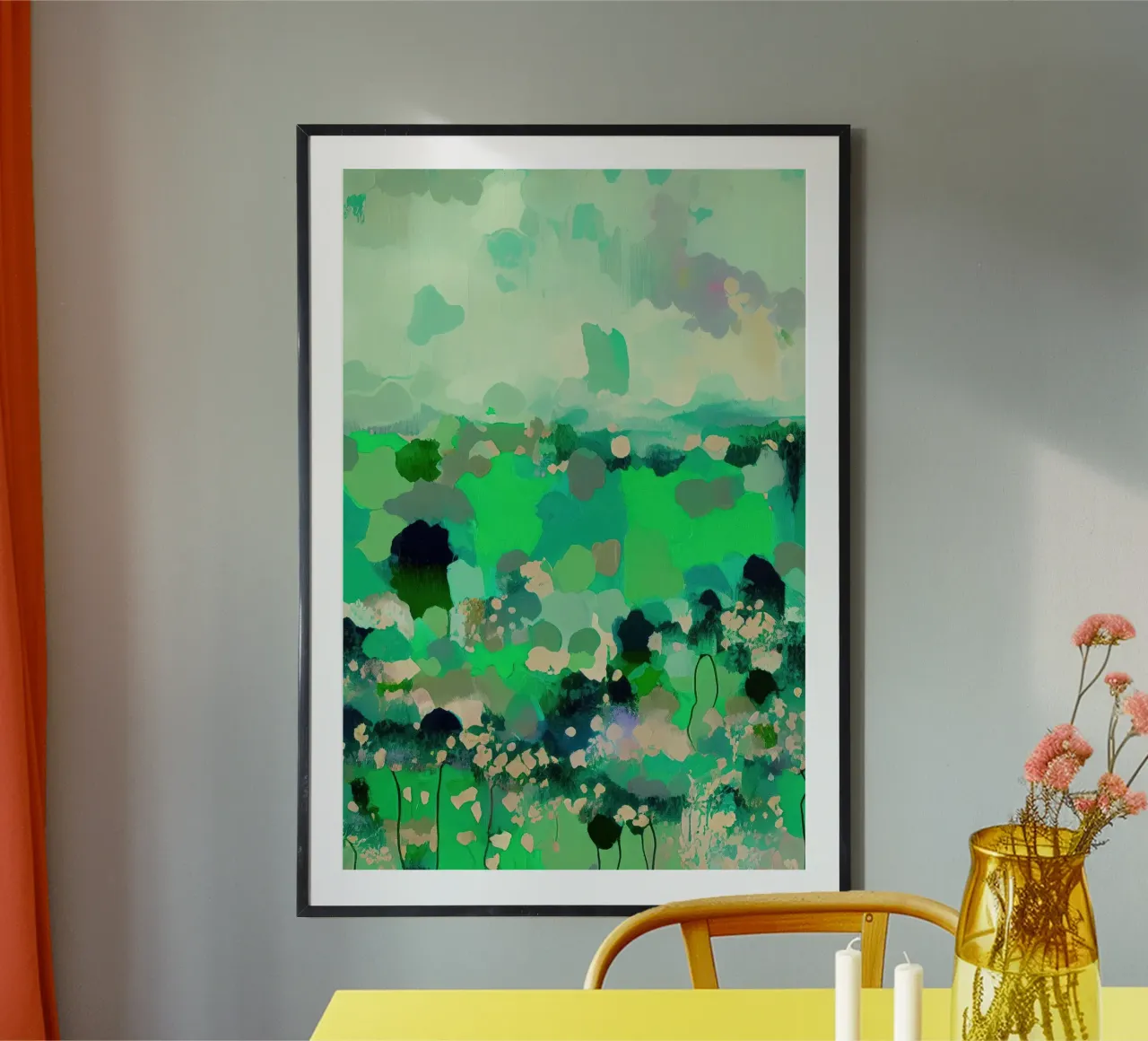 Arte da parete di Imagine poster con telaio in alluminio da Imagine