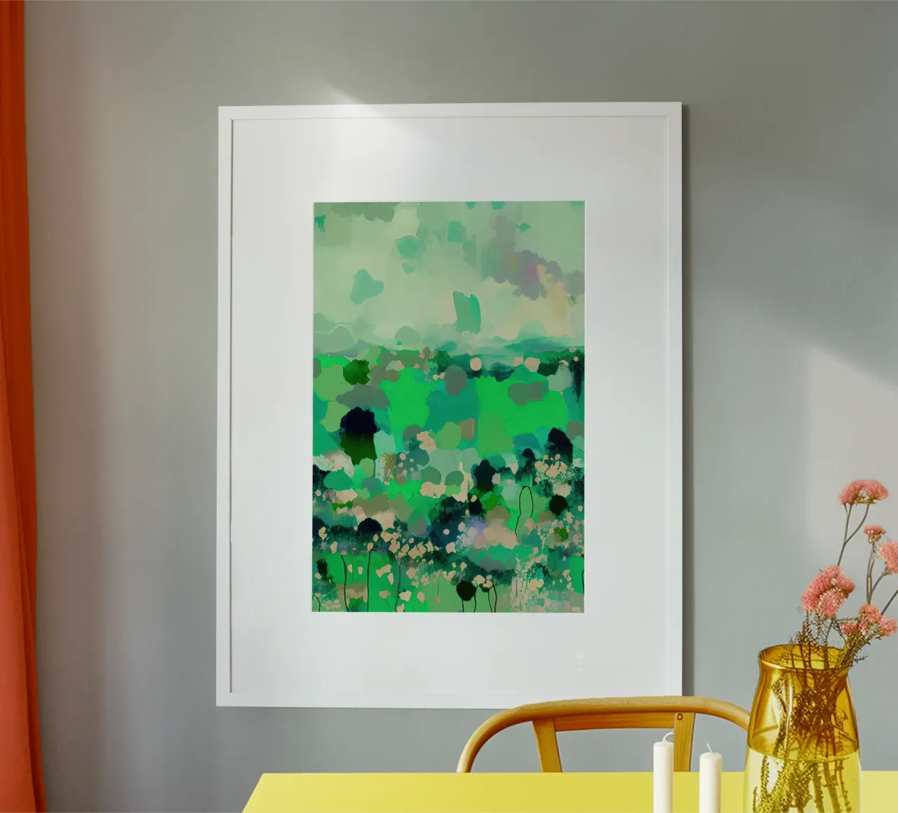 Arte da parete di Imagine poster con telaio in alluminio da Imagine