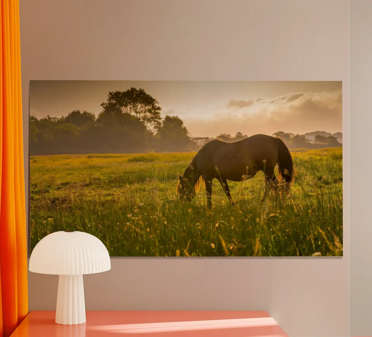 horse in epic field poster da Horsire