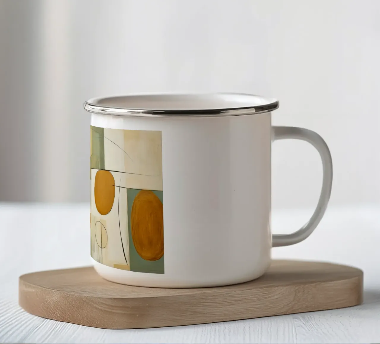Arte da parete di Imagine tazza in smalto da Imagine