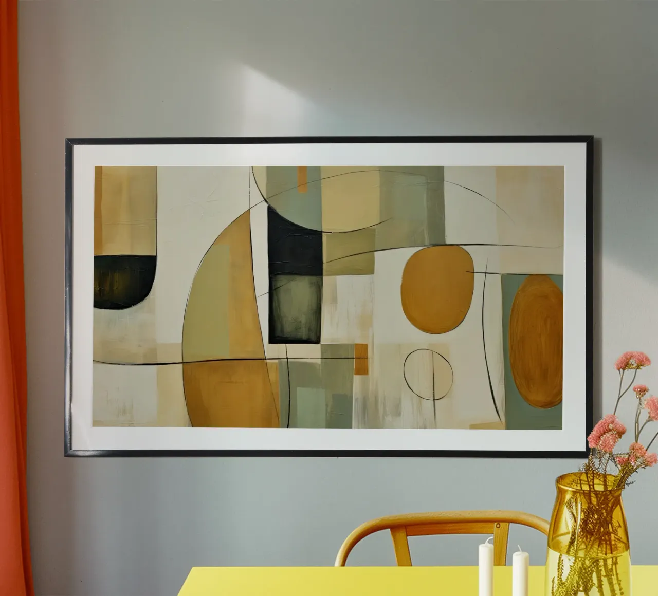Wall-art by Imagine poster with wooden frame by Imagine