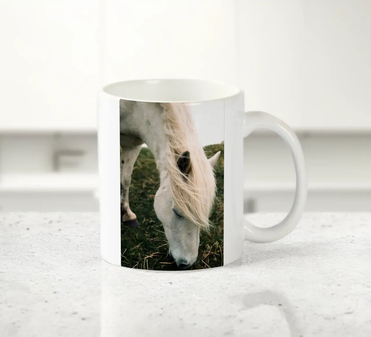 animal peaceful ceramic mug by Horsire