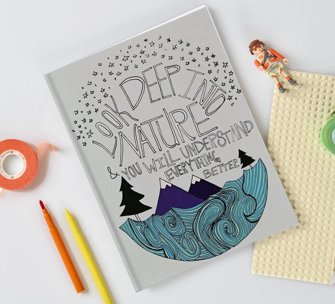 Einstein Nature notebook by Leah Flores
