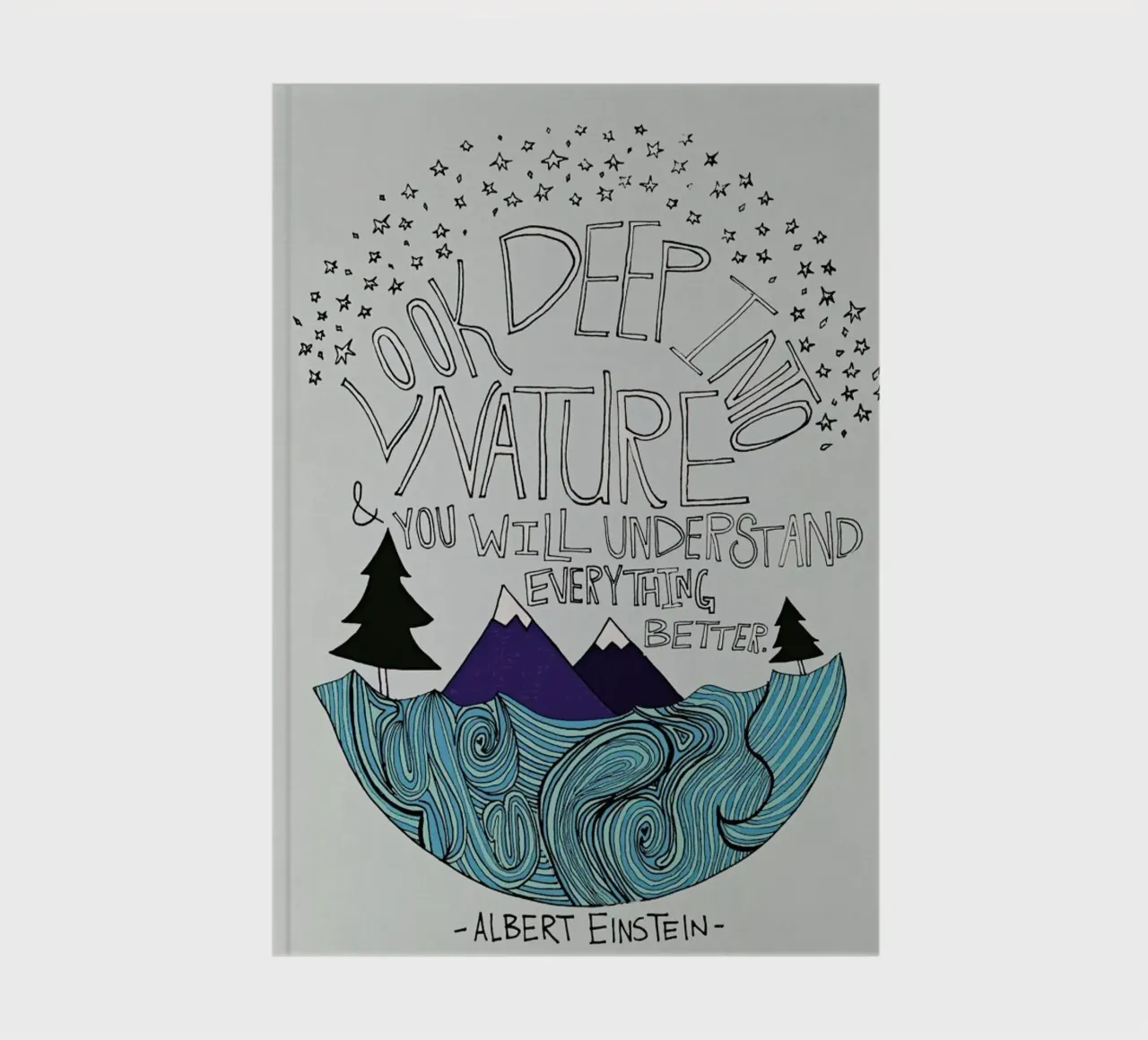 Einstein Nature Notizbuch von Leah Flores