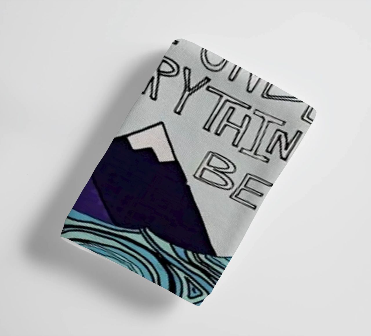 Einstein Nature towel by Leah Flores