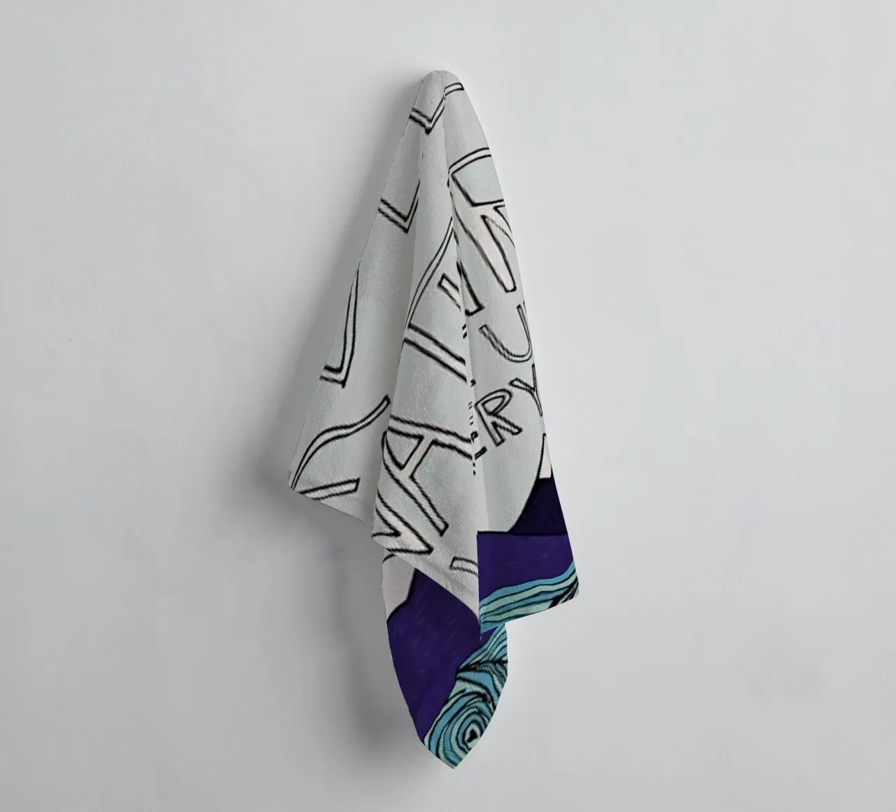 Einstein Nature towel by Leah Flores