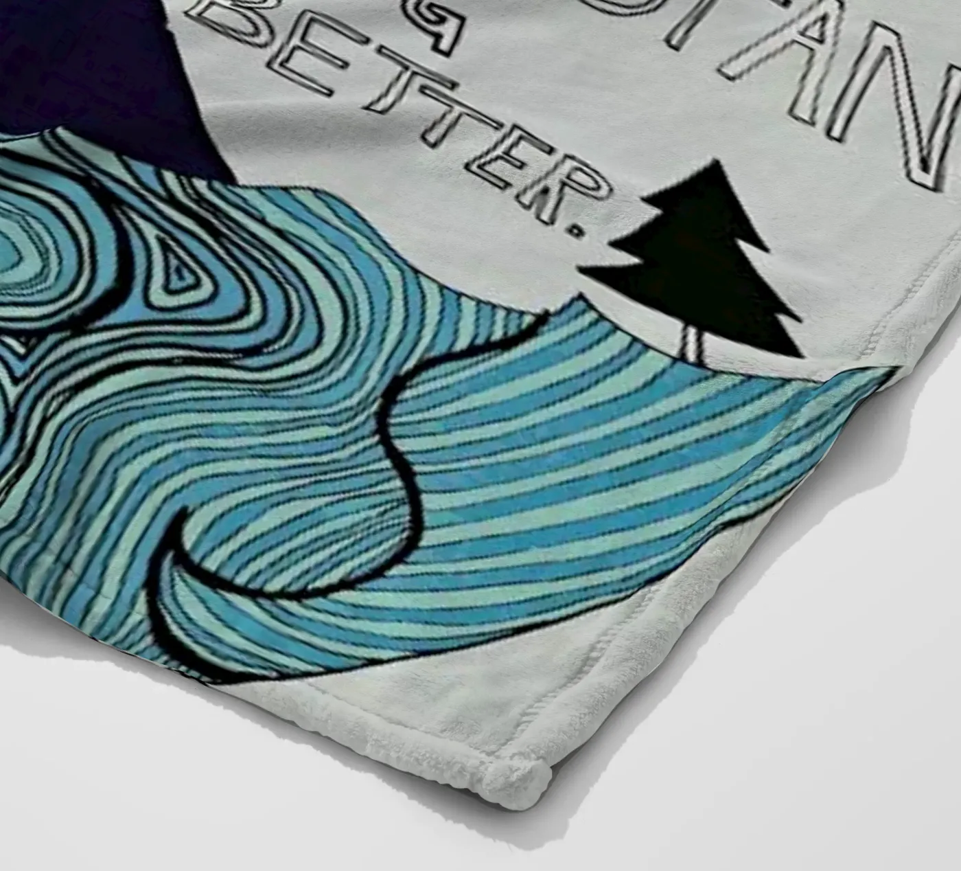 Einstein Nature Fleecedecke von Leah Flores